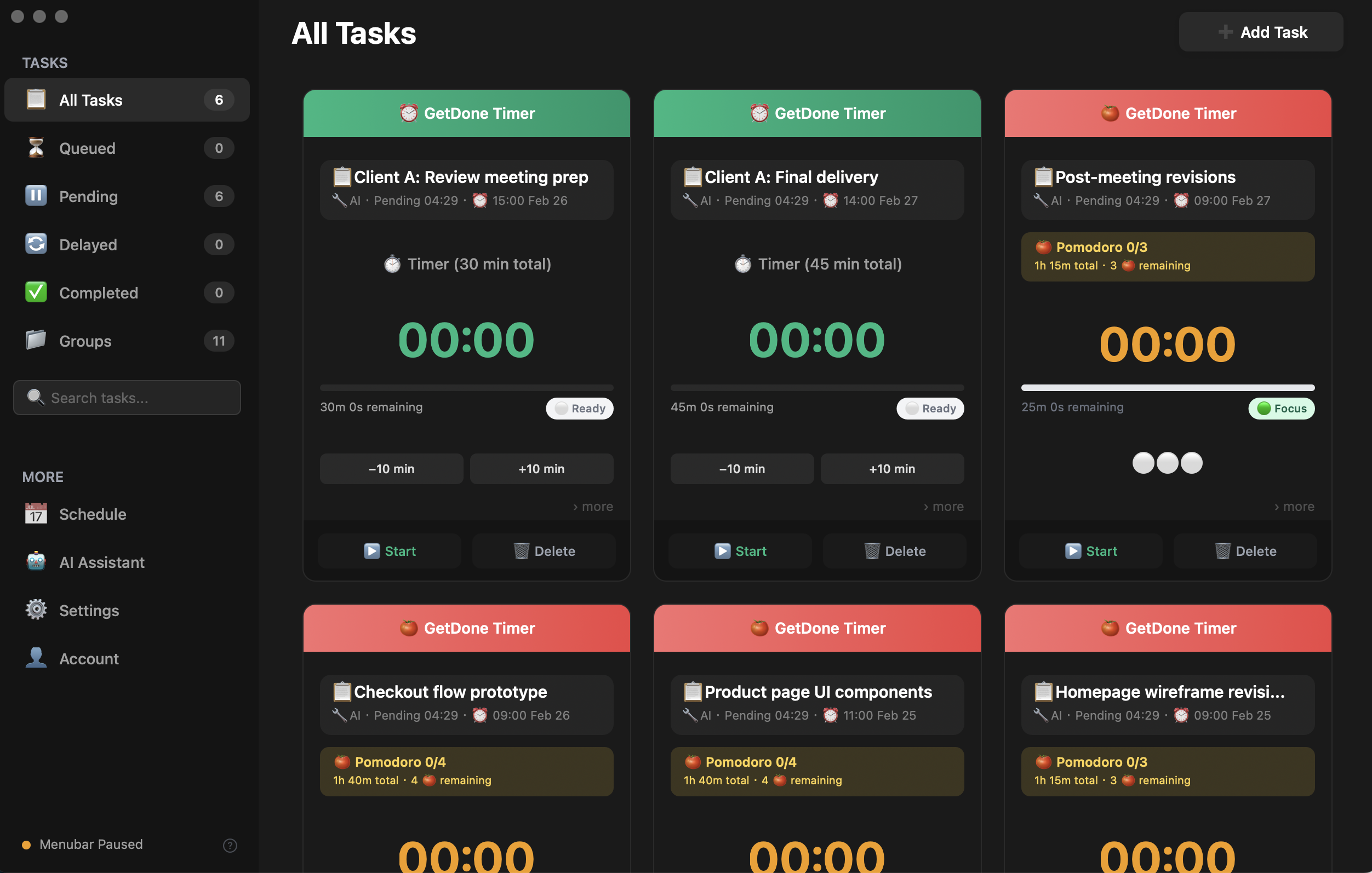 Tasks